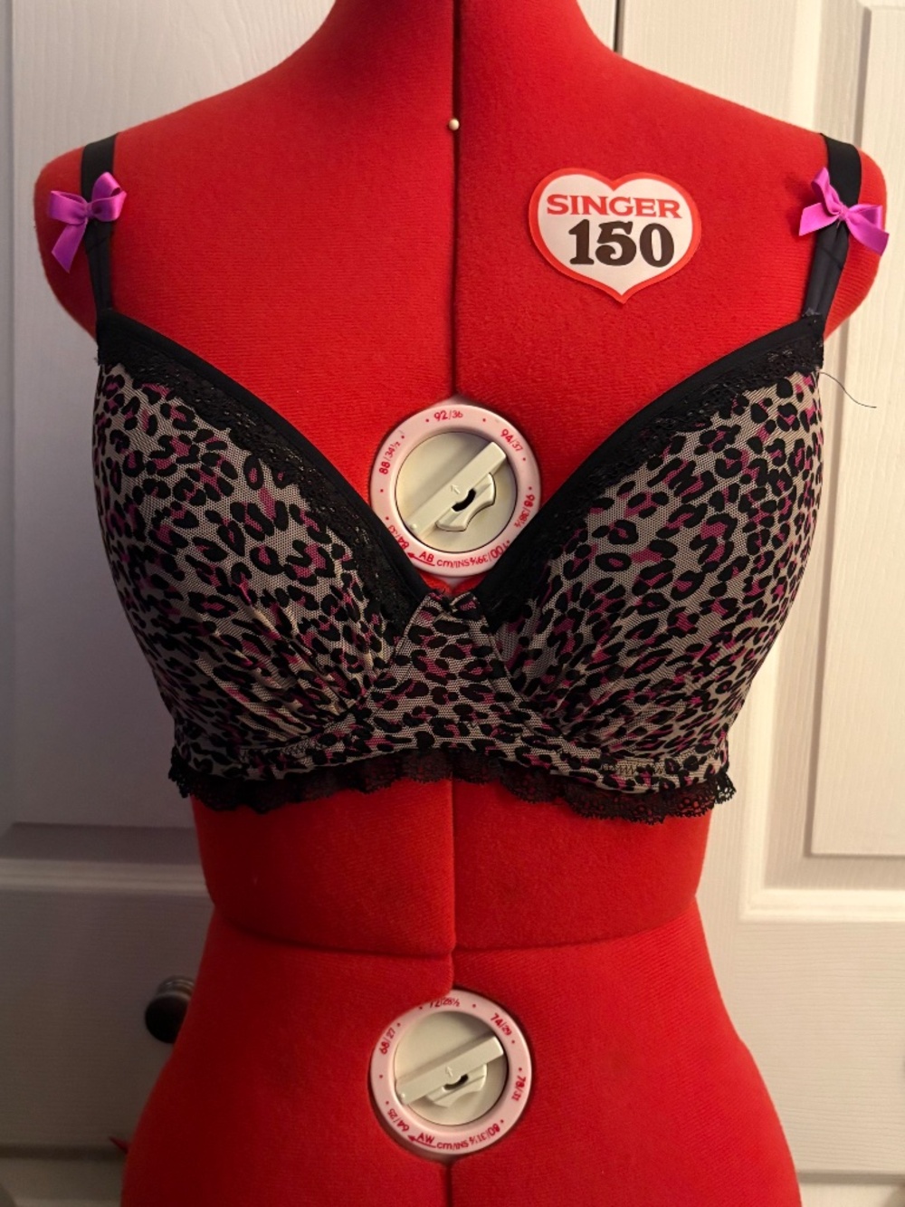 Perfects Perfectly Australian Leopard Print Bra 32DDD